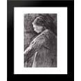 thumbnail image 1 of Standing Woman, Half-Length 20x24 Framed Art Print by Vincent van Gogh, 1 of 2