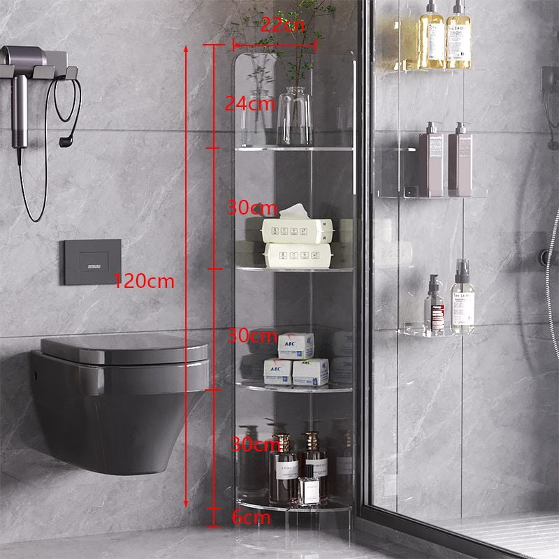 Standing bathroom corner cabinet light luxury triangular rack kitchen ...