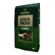 Standlee Hay Company Alfalfa/Tim Cubes Horse Feed, 40 lb