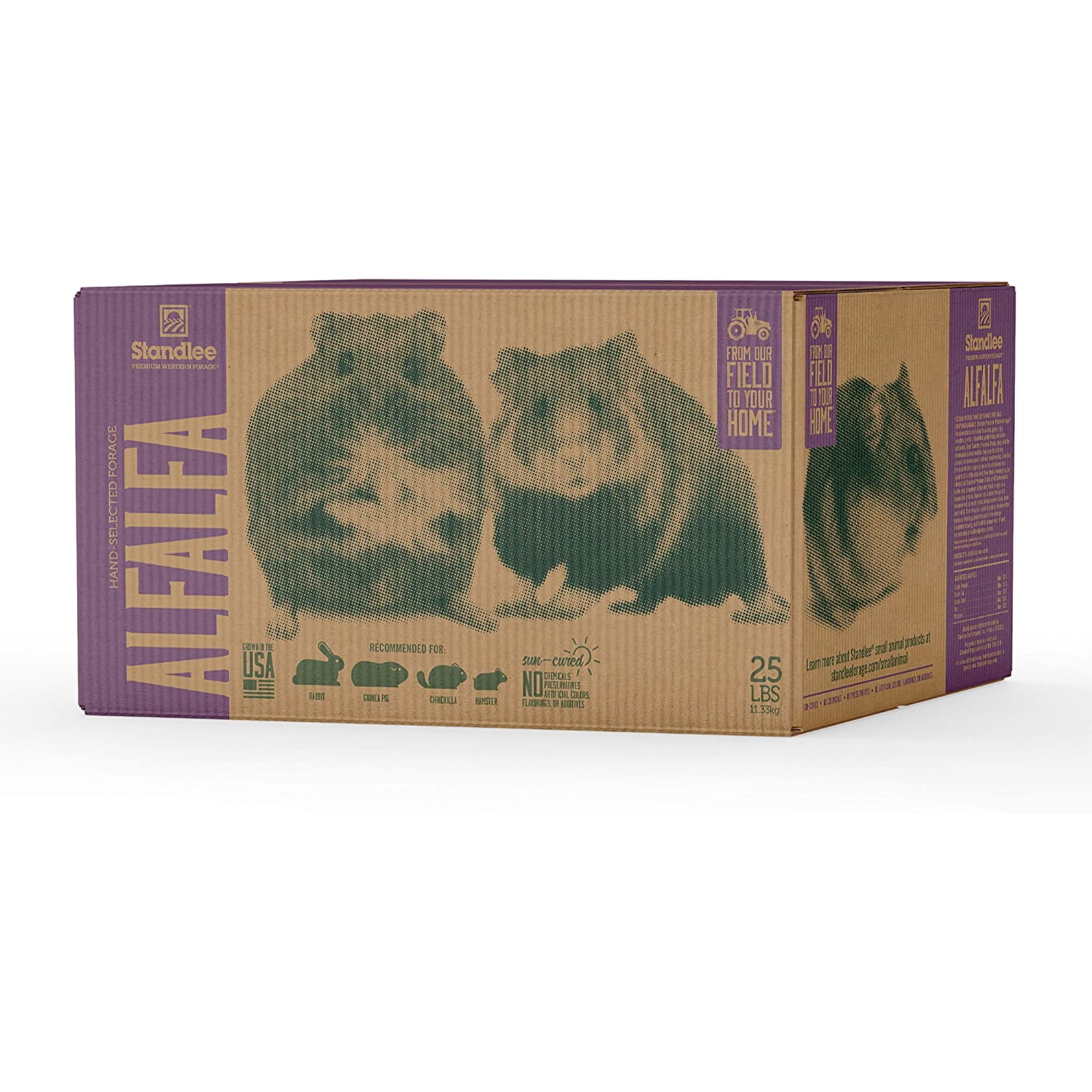 Standlee Hay Company Premium Alfalfa Hand-Selected Forage, 25 lb Box