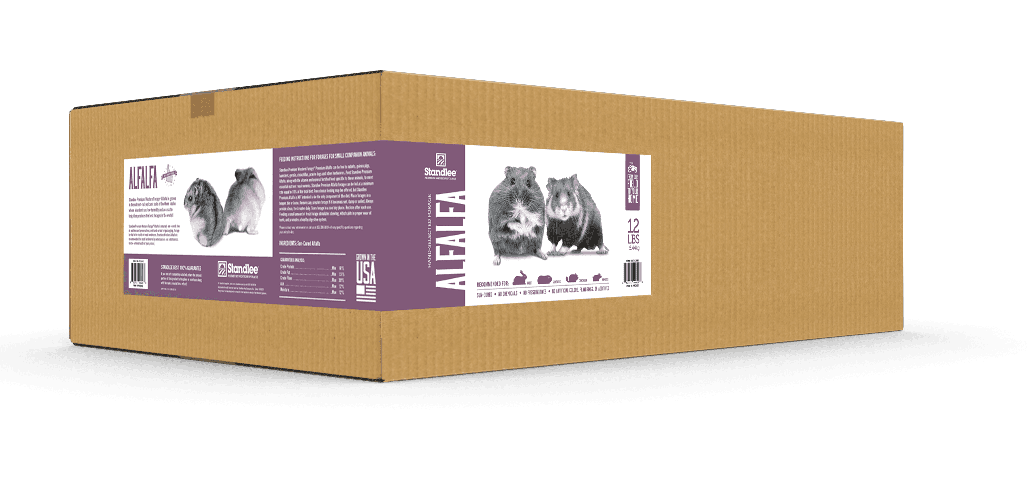Standlee PremiYum Western Alfalfa Hay Small Animal Food for Rabbits