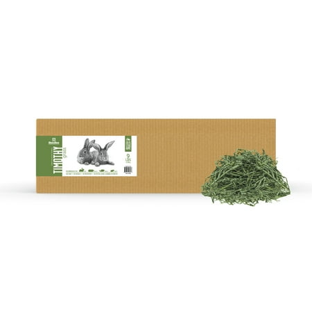 Standlee PremiYum Western Timothy Grass Hay Small Animal Food for Rabbits, Guinea Pigs, and Chinchillas, 9 lb. Box