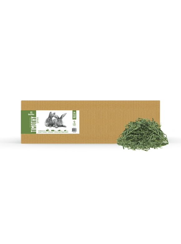 Standlee PremiYum Western Timothy Grass Hay Small Animal Food for Rabbits, Guinea Pigs, and Chinchillas, 9 lb. Box