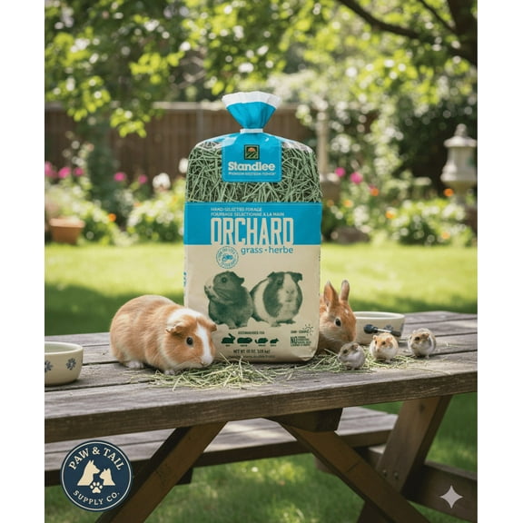 Standlee Premium Orchard Grass Hay 48oz. Bag Small Animal Forage USA Grown