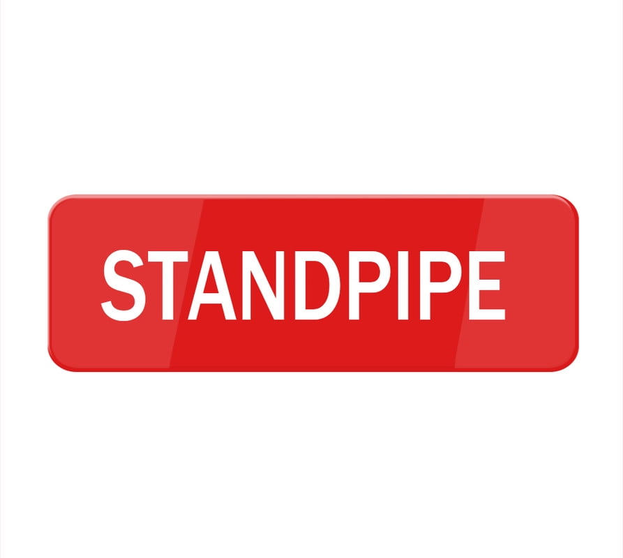 Standpipe Sign For House, Home, And Office - 10