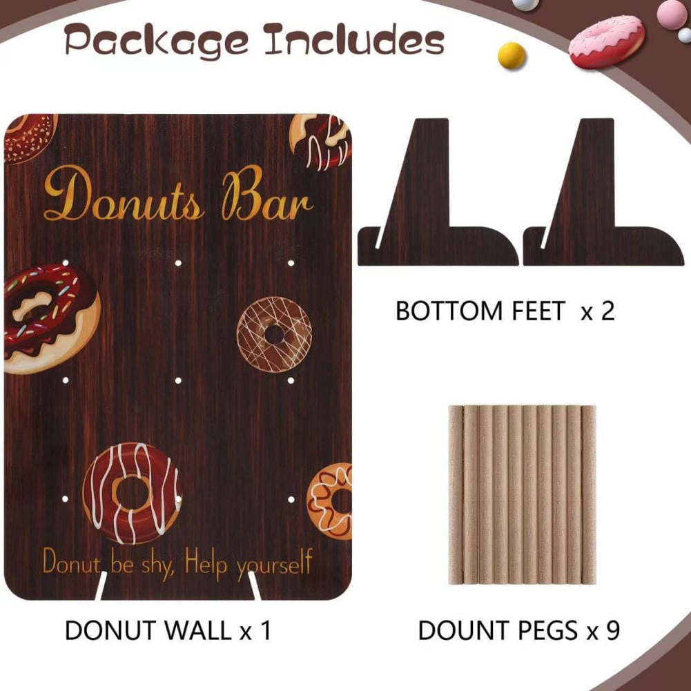Stands for Dessert Table, Reusable Display Stand for Kids Birthday Party, Donut Board Holder