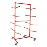 Floor Mobile Bumper Storage Rack - Double Sided Bumper Storage Rack ...