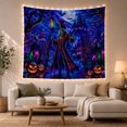 thumbnail image 1 of Stands Ghoulish Ringmaster With Like Skeletal Figure Dressed, Spooky Gothic for Gothic Decor Fans, Dark Art Decor, Halloween Gift, Tapestry Wall Hanging for Bedroom and Dorm, 1 of 7