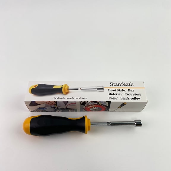 Stanfeath Hand tools, namely, nut drivers,10mm nut drivers, Hex Nut Driver, Steel Cushion Grip Screwdriver for Hand-Making, Repairs