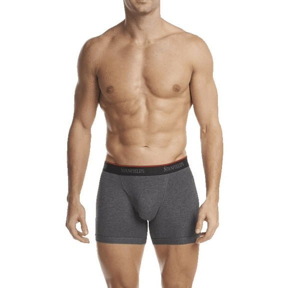 Stanfield's 2-Pack Adult Mens Cotton Stretch Boxer Briefs, Sizes S-5XL
