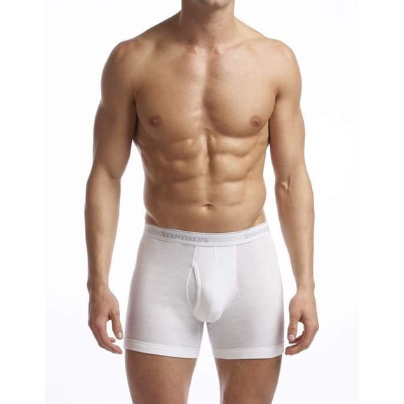 Stanfield's 2-Pack Adult Mens Premium Cotton Boxer Briefs, Szes S-XL