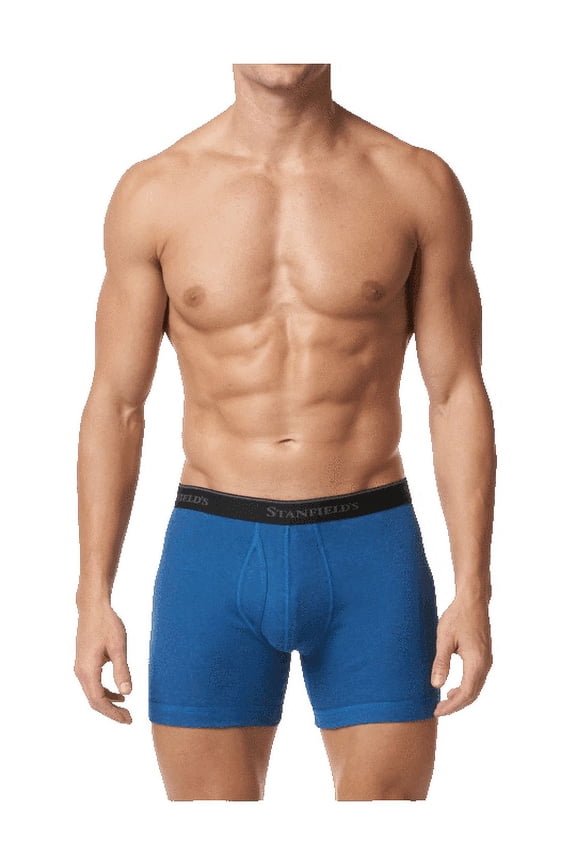 2-Pack Adult Mens Premium Cotton Low Rise Boxer Briefs, Sizes S-XL