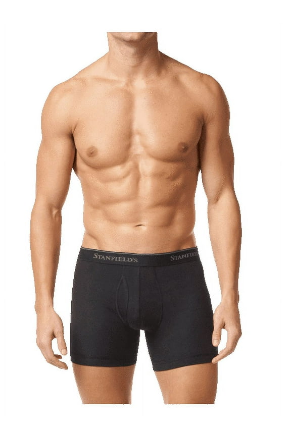 2-Pack Adult Mens Premium Cotton Low Rise Boxer Briefs, Sizes S-XL