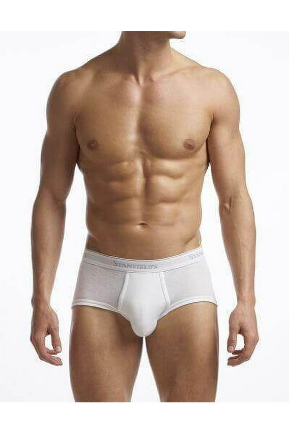 2-Pack Adult Mens Supreme Cotton Blend Regular Rise Briefs, Sizes S-5XL