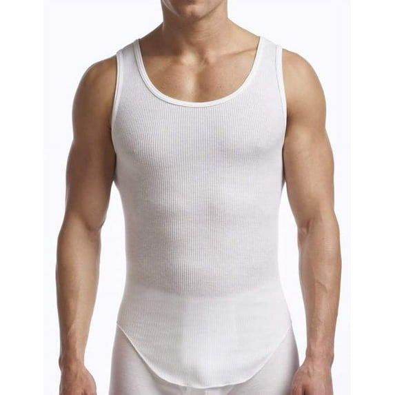 Stanfield's 2-Pack Adult Mens Supreme Cotton Blend Tank Undershirt, Sizes S-5XL