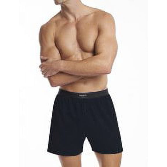 Stanfield's Adult Mens Premium Cotton Solid Knit Boxers, Sizes S-2XL