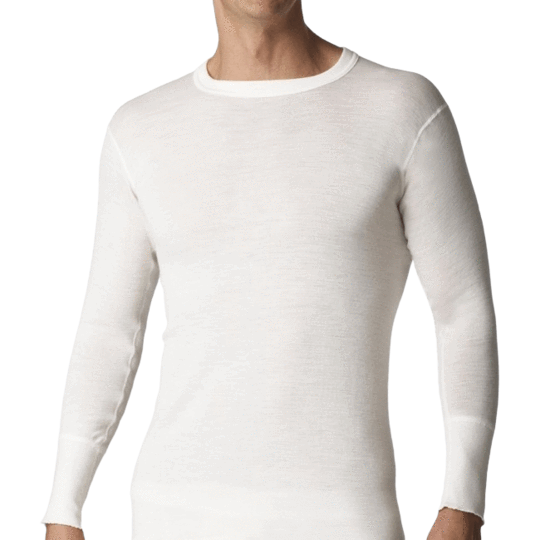 Stanfield's Adult Mens Superwash Merino Wool Blend Long Sleeve Thermal Top,  Sizes S-2XL