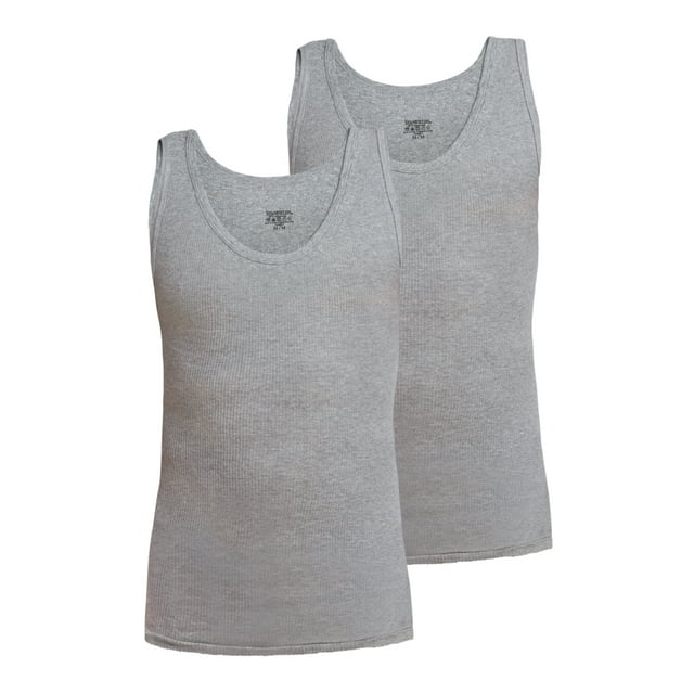 Stanfield's Men's 2 Pack Premium Cotton Tank Undershirt