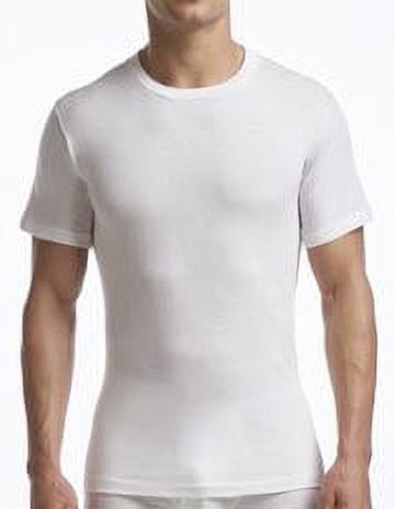 Stanfield's Men's Supreme Cotton Blend crew-neck T-shirt Undershirt-2 Pack