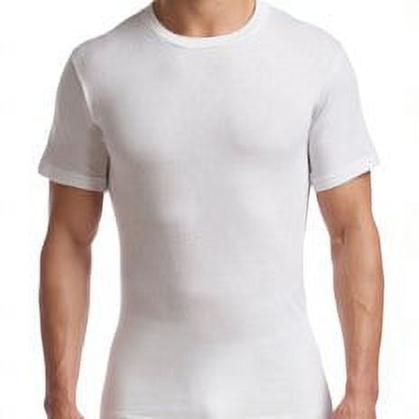 Stanfield's Men's Tall Supreme Cotton Blend crew-neck T-shirt Undershirt-2 Pack