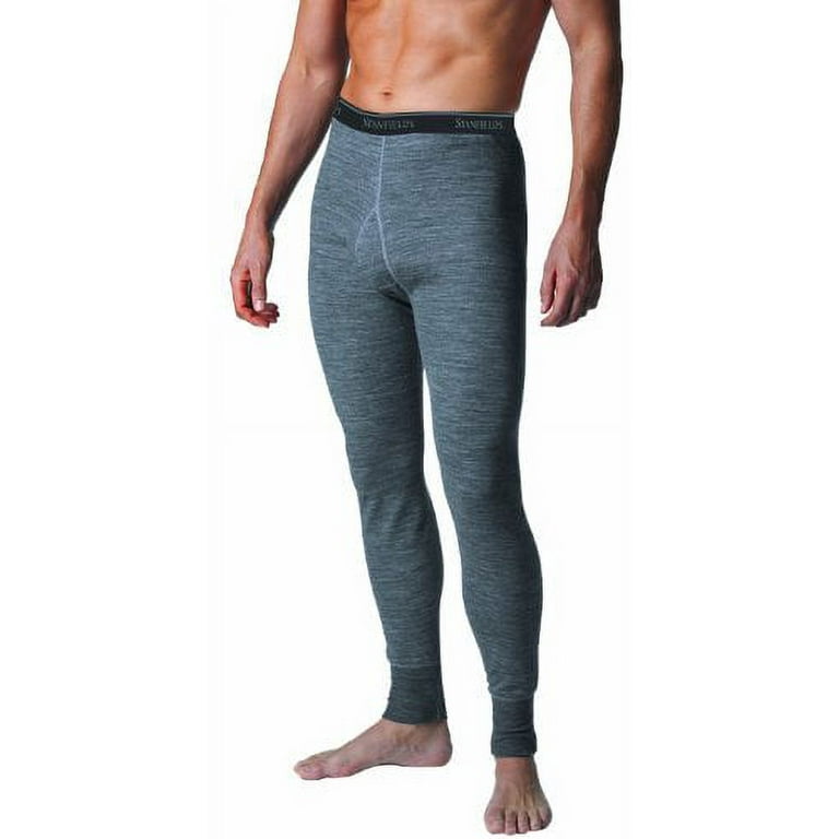 Men's Cotton and Wool Long Johns