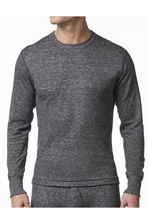 Men's Thermal 2 Layer Merino Wool Blend Long Sleeve Undershirt Baselayer