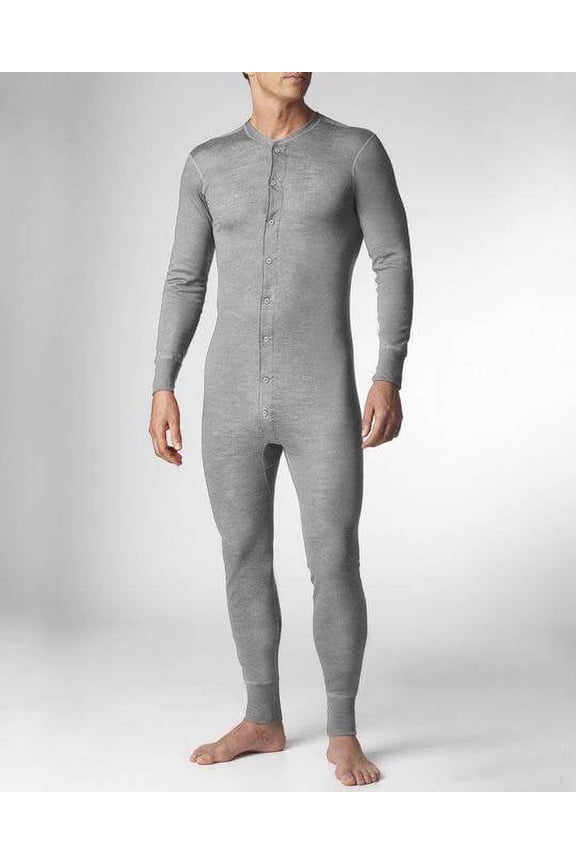 Men's Thermal Premium Cotton Rib Onesie Baselayer