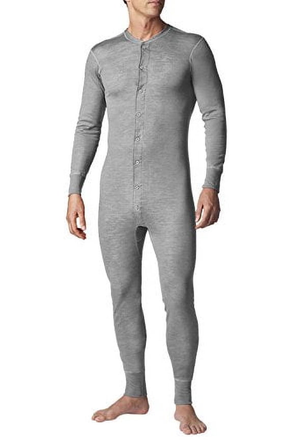 Men's Thermal Premium Cotton Rib Onesie Baselayer