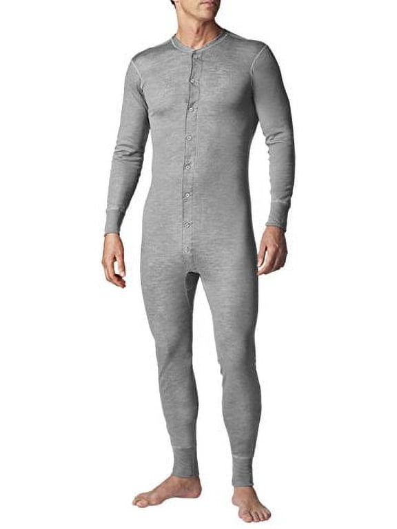 Men's Thermal Premium Cotton Rib Onesie Baselayer