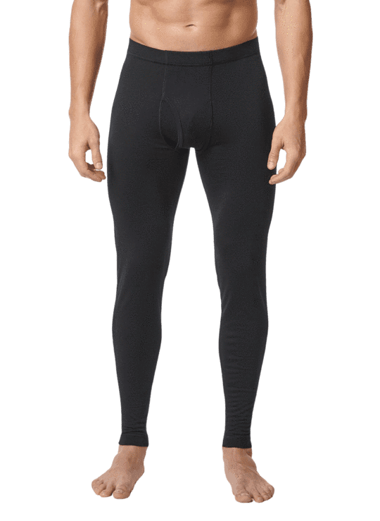 Mens Ultra Soft Thermal Shirt - Compression Baselayer Crew Neck Top -  Fleece Lined Long Sleeve Underwear , Navy Blue, XL 