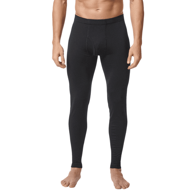 DANISH ENDURANCE Merino Wool Base Layer Pants for Men, Thermal Long Johns,  Black, S at  Men's Clothing store