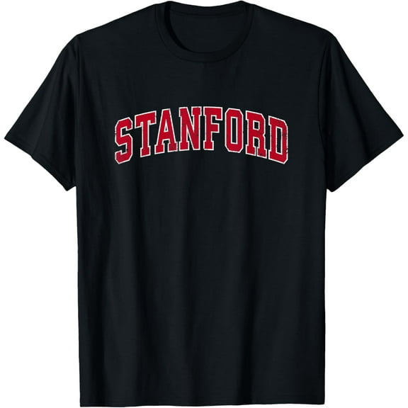 Stanford California CA Vintage Sports Design Red Design T-Shirt