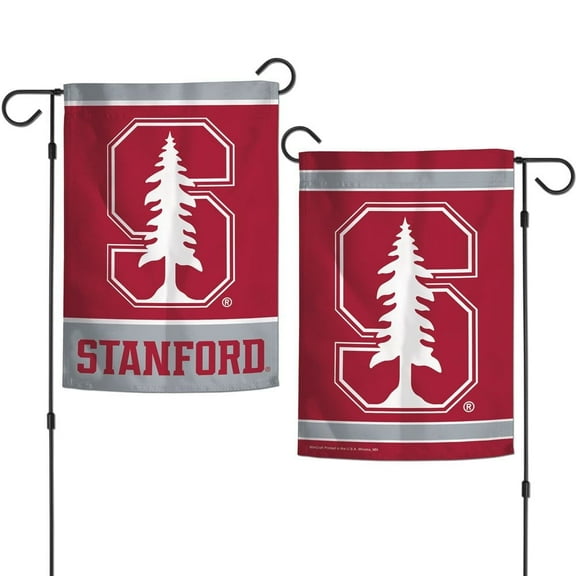 Stanford Cardinal 12.5” x 18" Double Sided Yard and Garden College Banner Flag Is Printed in the USA