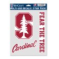 thumbnail image 1 of Stanford Cardinal 3 Fan Pack Decals, 1 of 1