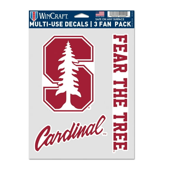 Stanford Cardinal 3 Fan Pack Decals