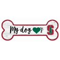 thumbnail image 1 of Stanford Cardinal 6" x 12" Team Dog Bone Sign, 1 of 1