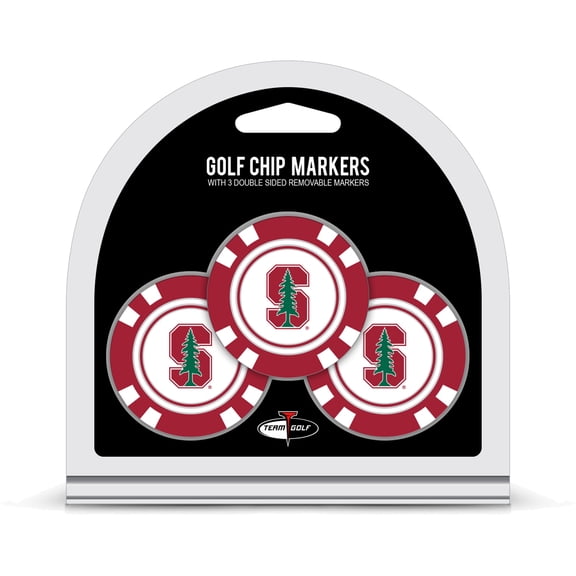 Stanford Cardinal Golf Chip 3-Pack Set