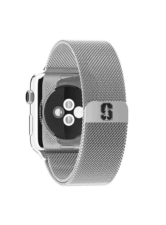 Stanford Cardinal Stainless Steel Band for Apple Watch - 42mm