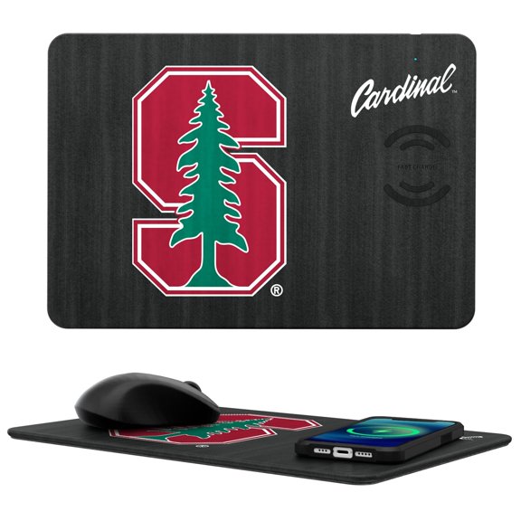 Keyscaper Stanford Cardinal 15W Fast Wireless Charger and Mouse Pad