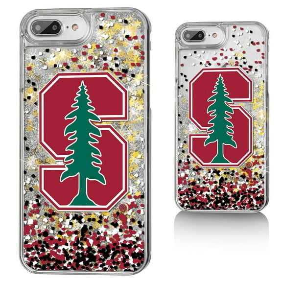 Stanford Cardinal iPhone Glitter Confetti Design Case