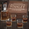 thumbnail image 1 of Stanford Custom Argos Liquor Decanter Set with On the Rocks Glasses, 1 of 4