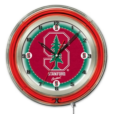 Stanford University 19" Double Neon Wall Clock