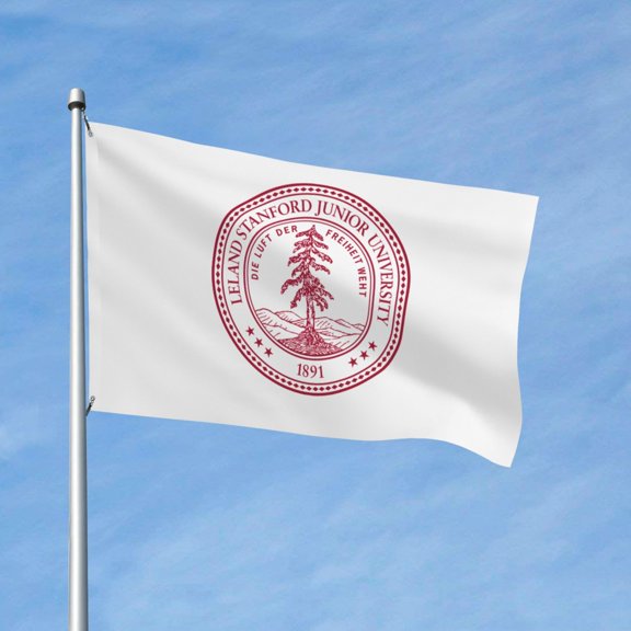 Stanford University 3x5 Ft Flag Double Sided Indoor Outdoor Double Stitched Polyester Flag With 2 Grommets-Both Side Can Be Read