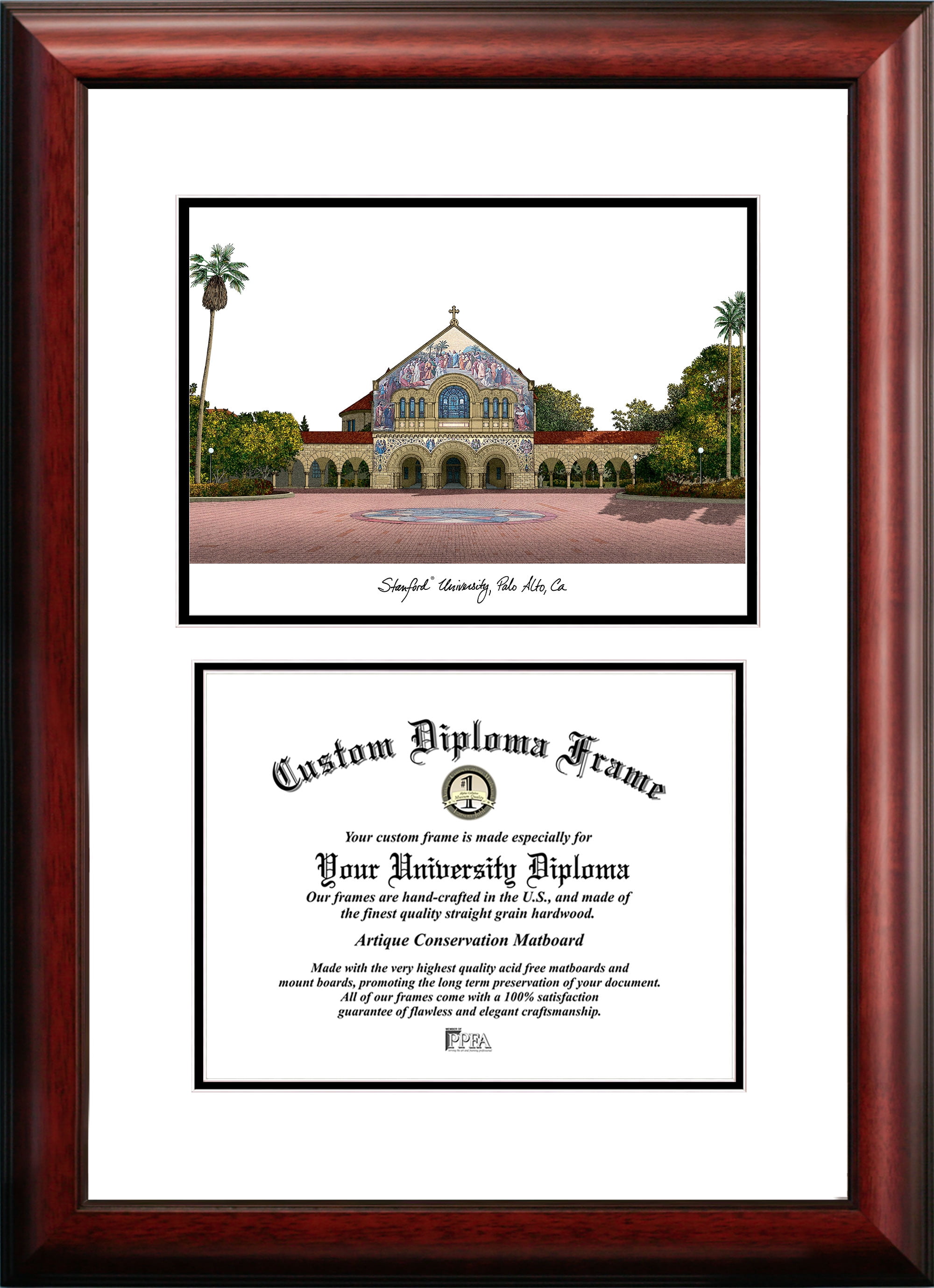 Stanford University 8.5" x 11" Scholar Diploma Frame