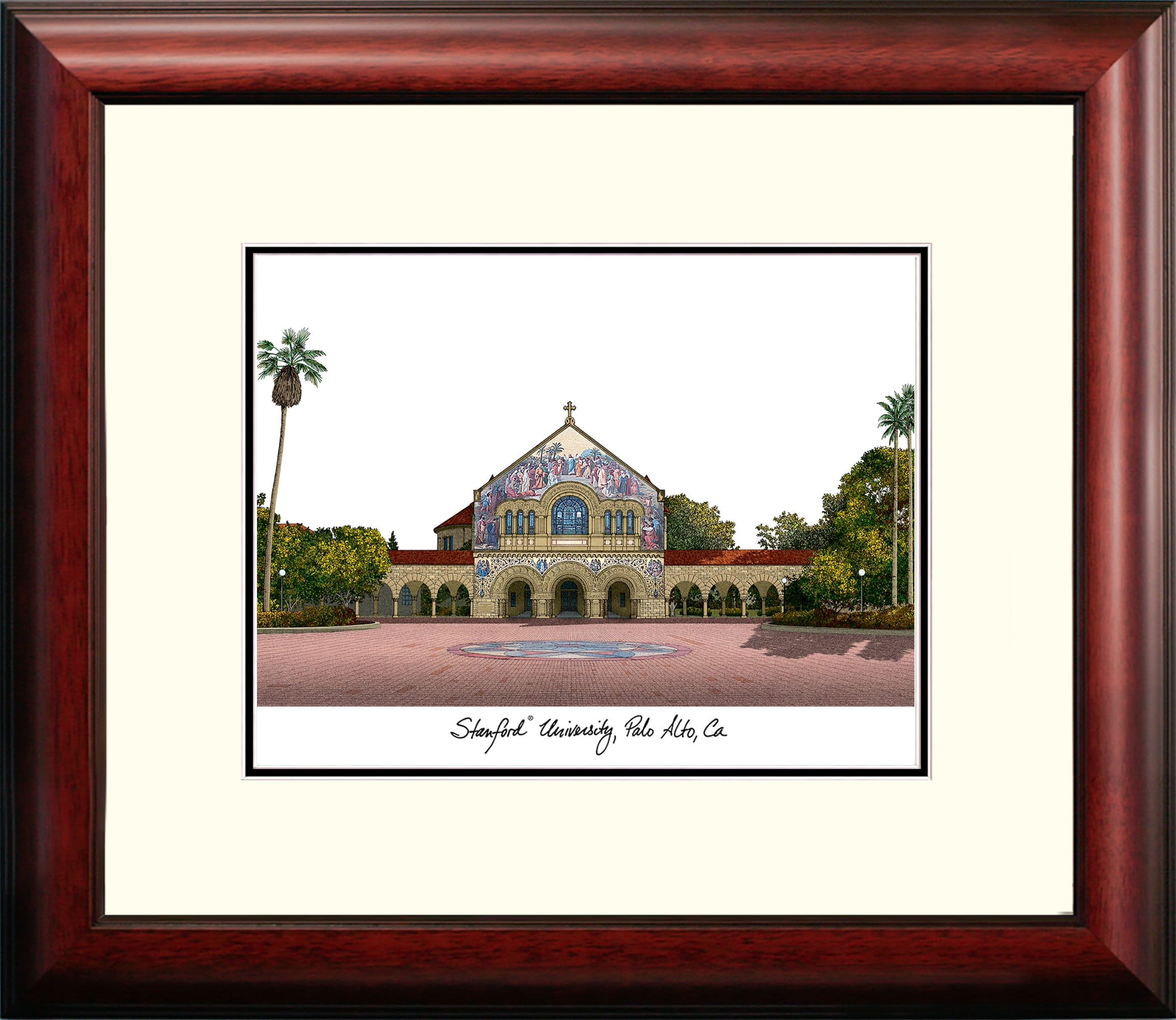 Stanford University Alumnus Framed Lithograph