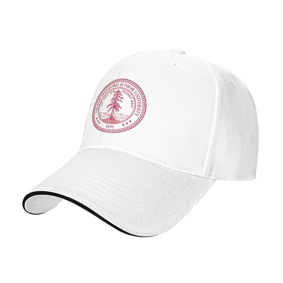 Stanford University Casual Sandwich Baseball Cap Adjustable For Men For Women