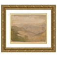 thumbnail image 1 of Stanford White 18x15 Gold Ornate Wood Frame and Double Matted Museum Art Print Titled - Blue Ridge Mountains (C. 1898), 1 of 4