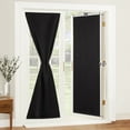 thumbnail image 1 of StangH 2 Panels Blackout Door Curtains - Portable Blackout Window Blinds Curtains Sidelight Door Room Darkening Shades for Skylight / Office / Basement, W36 x L72-inch, Black, 2 Panels, 1 of 6