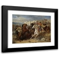 thumbnail image 1 of Stanisław Chlebowski 18x15 Black Modern Framed Museum Art Print Titled - Episode from Austro-Turkish Wars, Sketch, 1 of 5