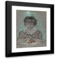 thumbnail image 1 of Stanisław Ignacy Witkiewicz 12x14 Black Modern Framed Museum Art Print Titled - Portrait of Stefan Szuman as a Child (1932), 1 of 5